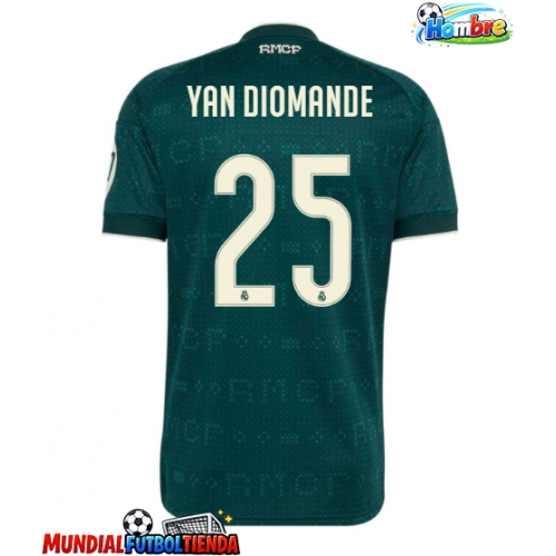 Camiseta Real Madrid Yan Diomande #25 Segunda Equipación Replica 2026-27 mangas cortas